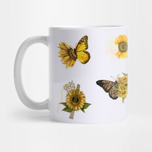 Shine Like A Sunflower stickers Pack Mug